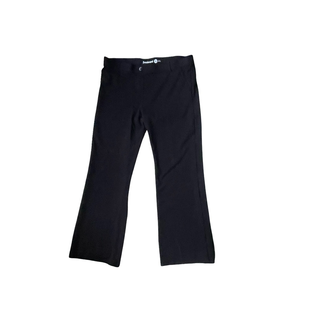 Betabrand XL Tall‎ Black Bootcut Yoga Dress Pants